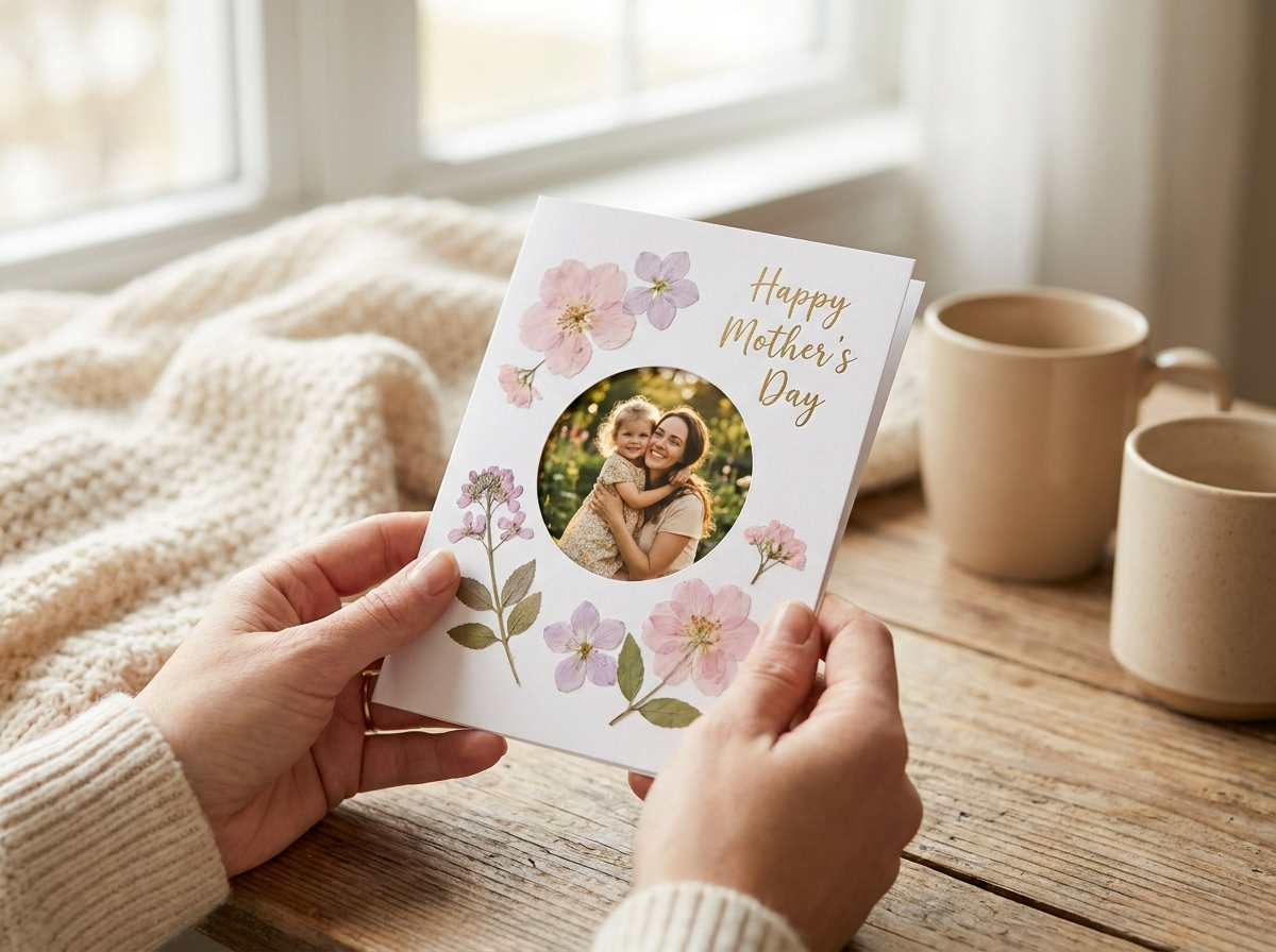 Mother's Day video greeting card with personalized message