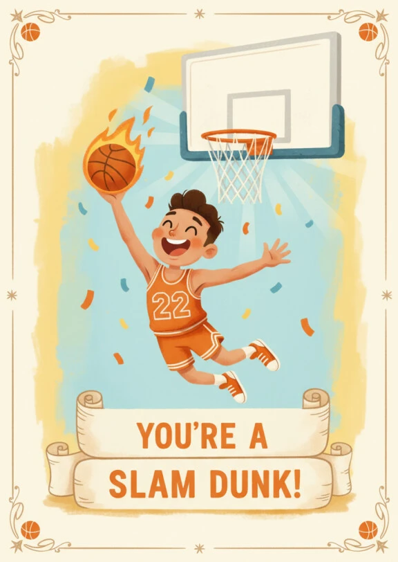 You’re A Slam Dunk!