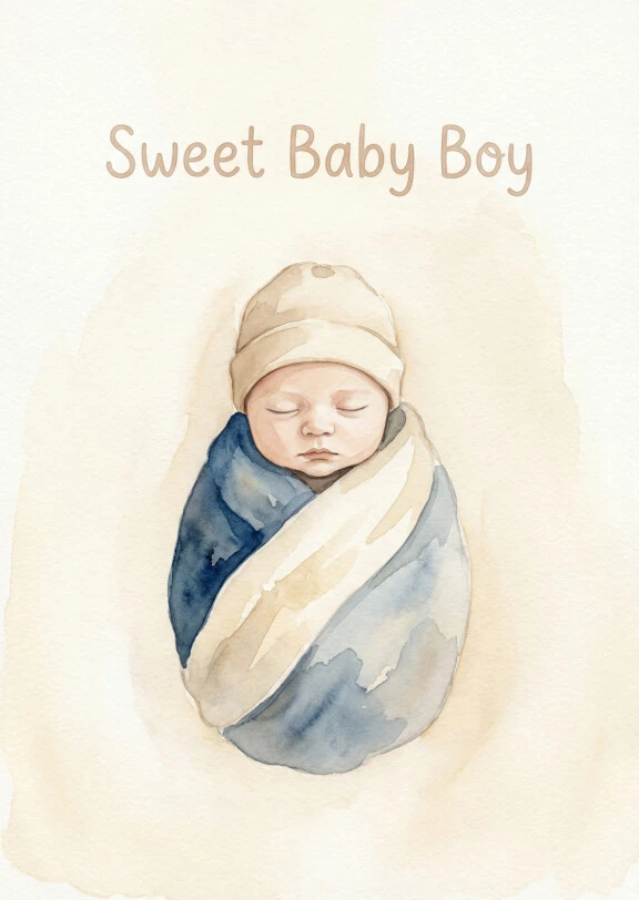 Welcome Sweet Baby Boy