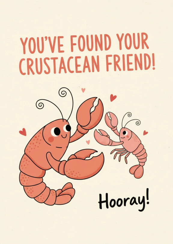 Celebrate Your Crustacean Friendship