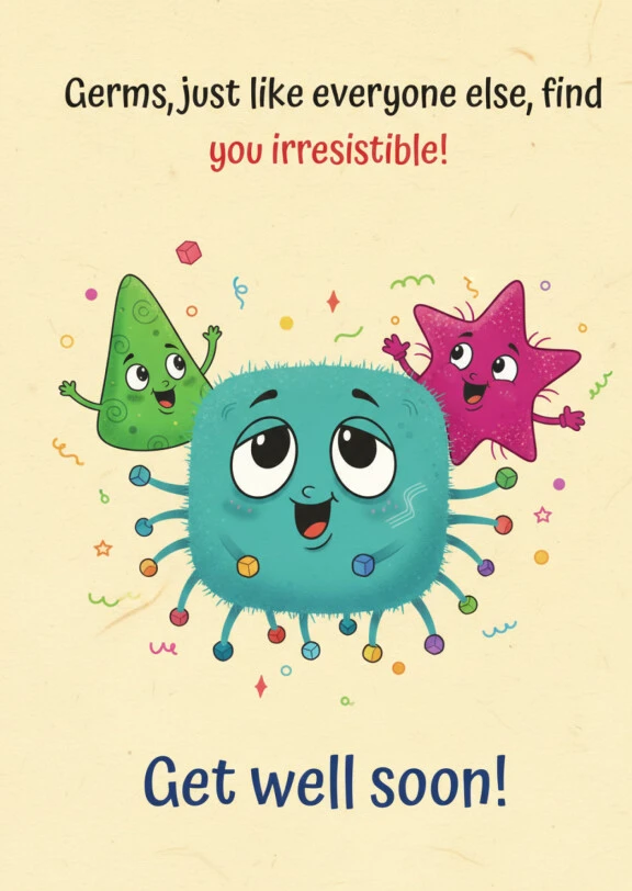 Get Well Soon With Germs