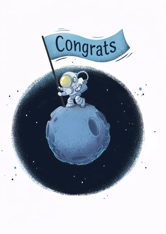 Space Adventure Congratulations