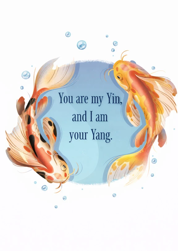 Yin Yang Love Message