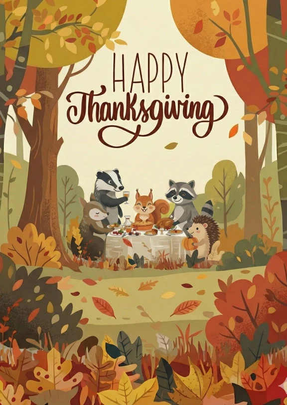 Woodland Friends Thanksgiving Celebration