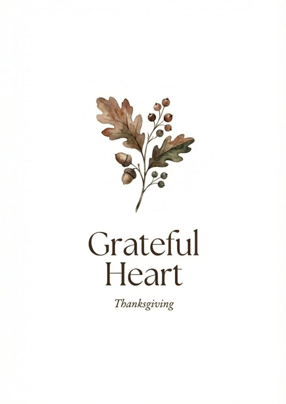 Thanksgiving Gratitude Card