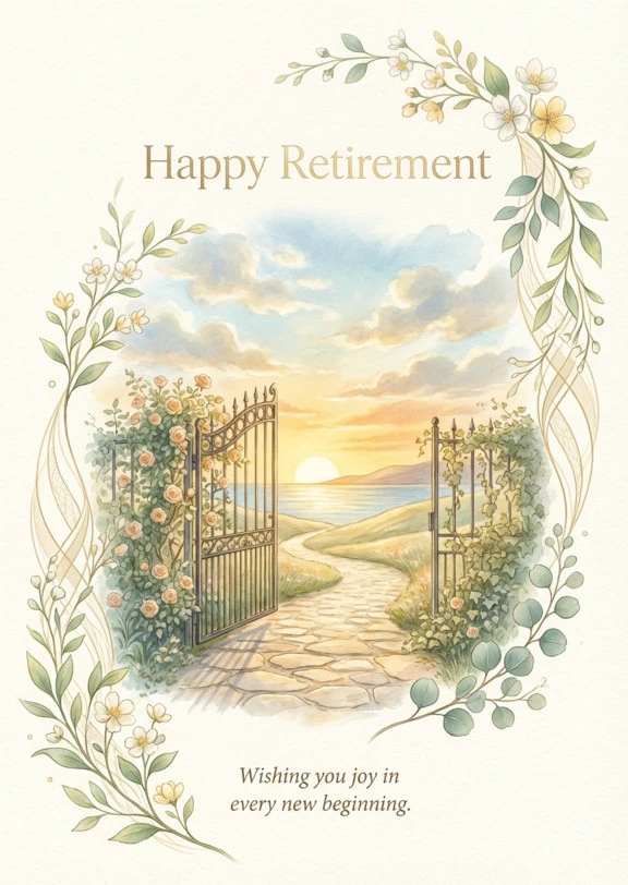 Joyous Retirement Wishes