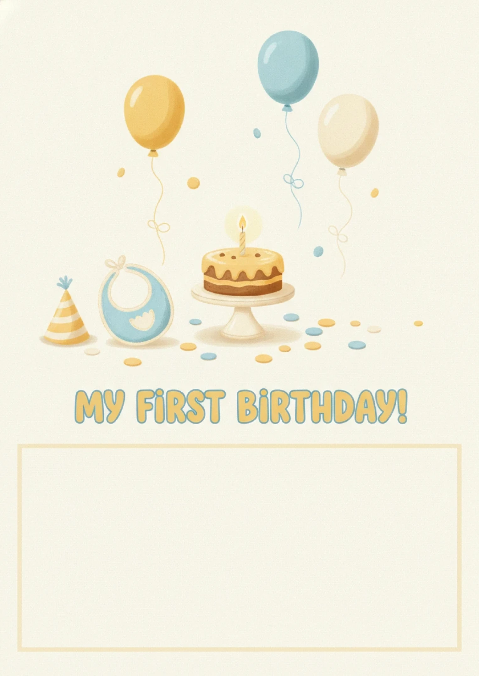 A First Birthday Celebration