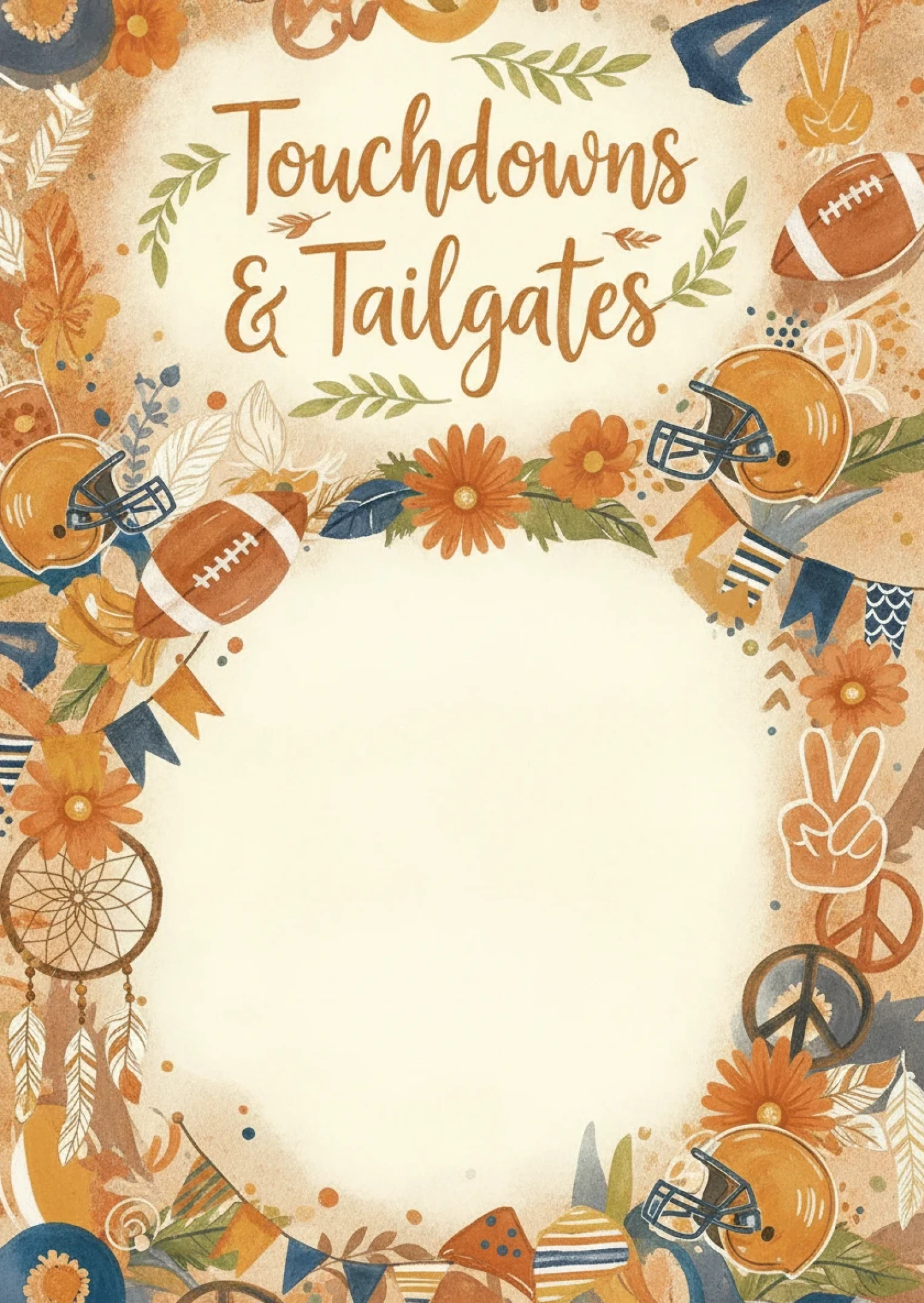 Touchdowns & Tailgates Party