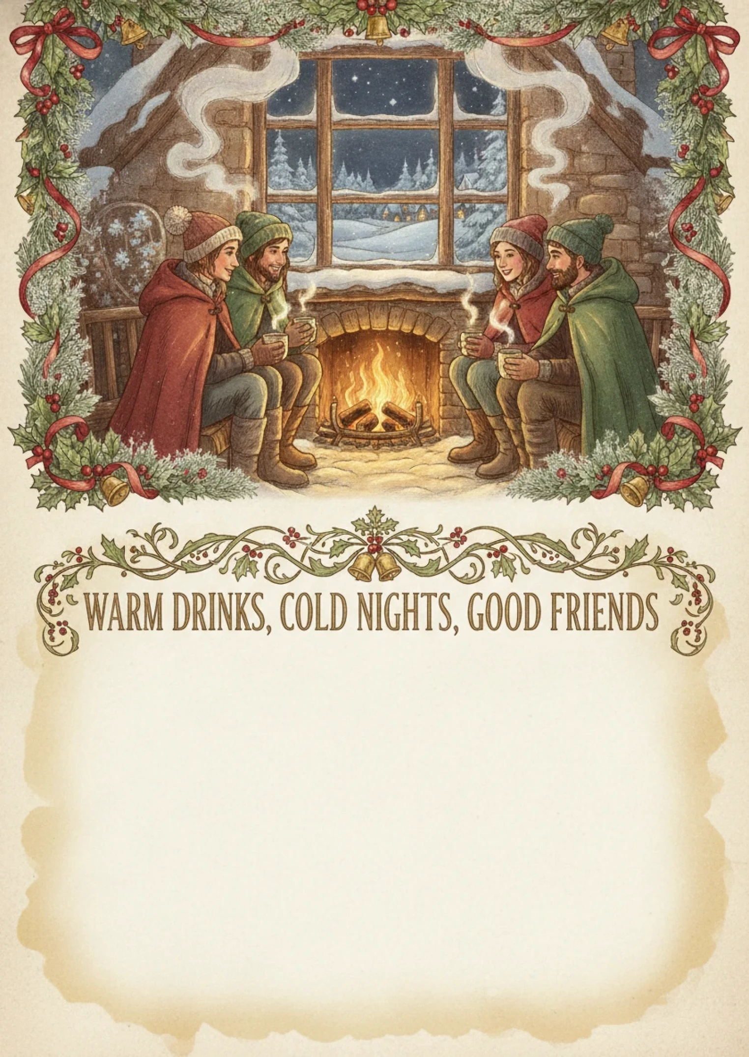 Cozy Gathering Invitation