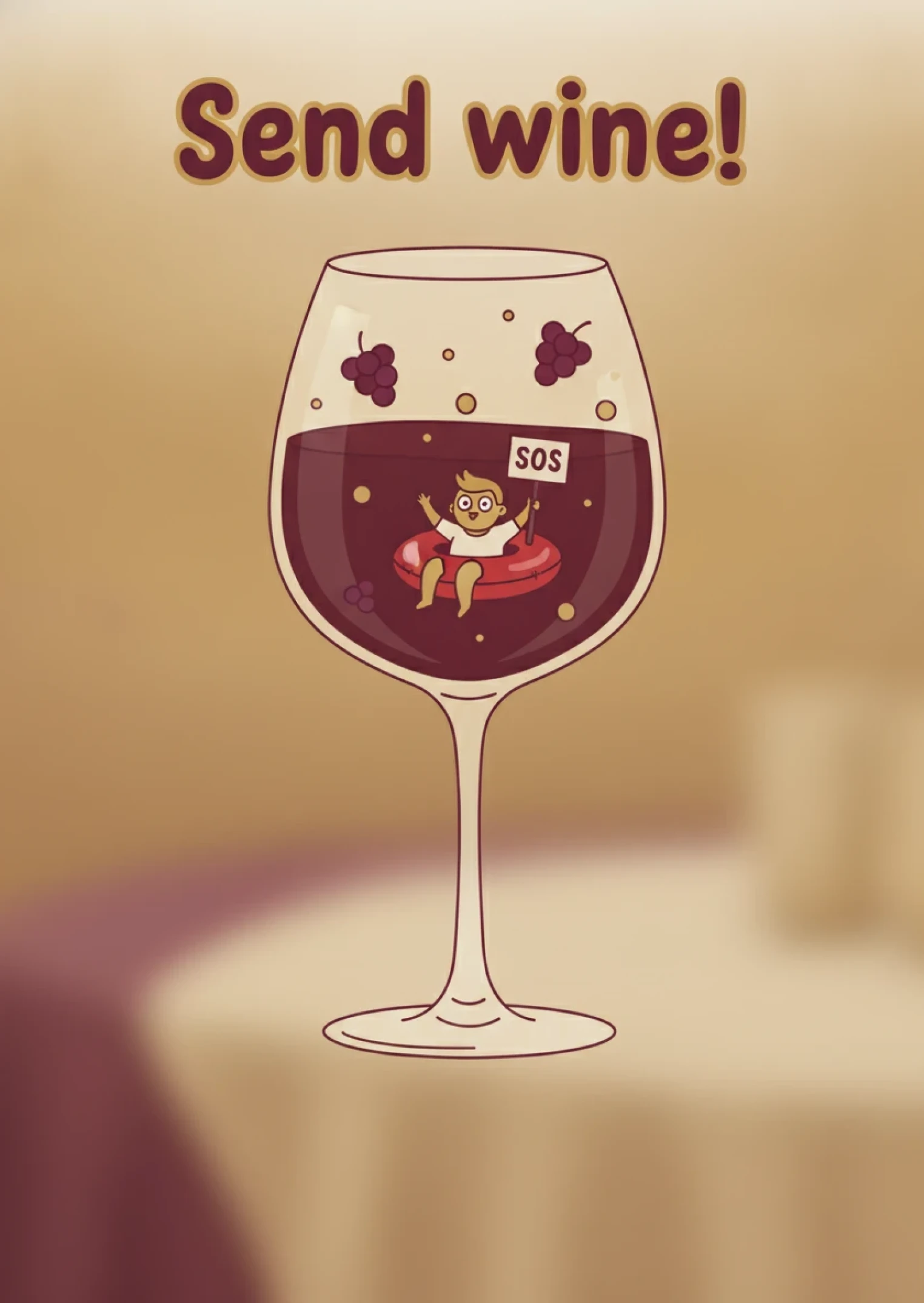 Wine Night Invitation