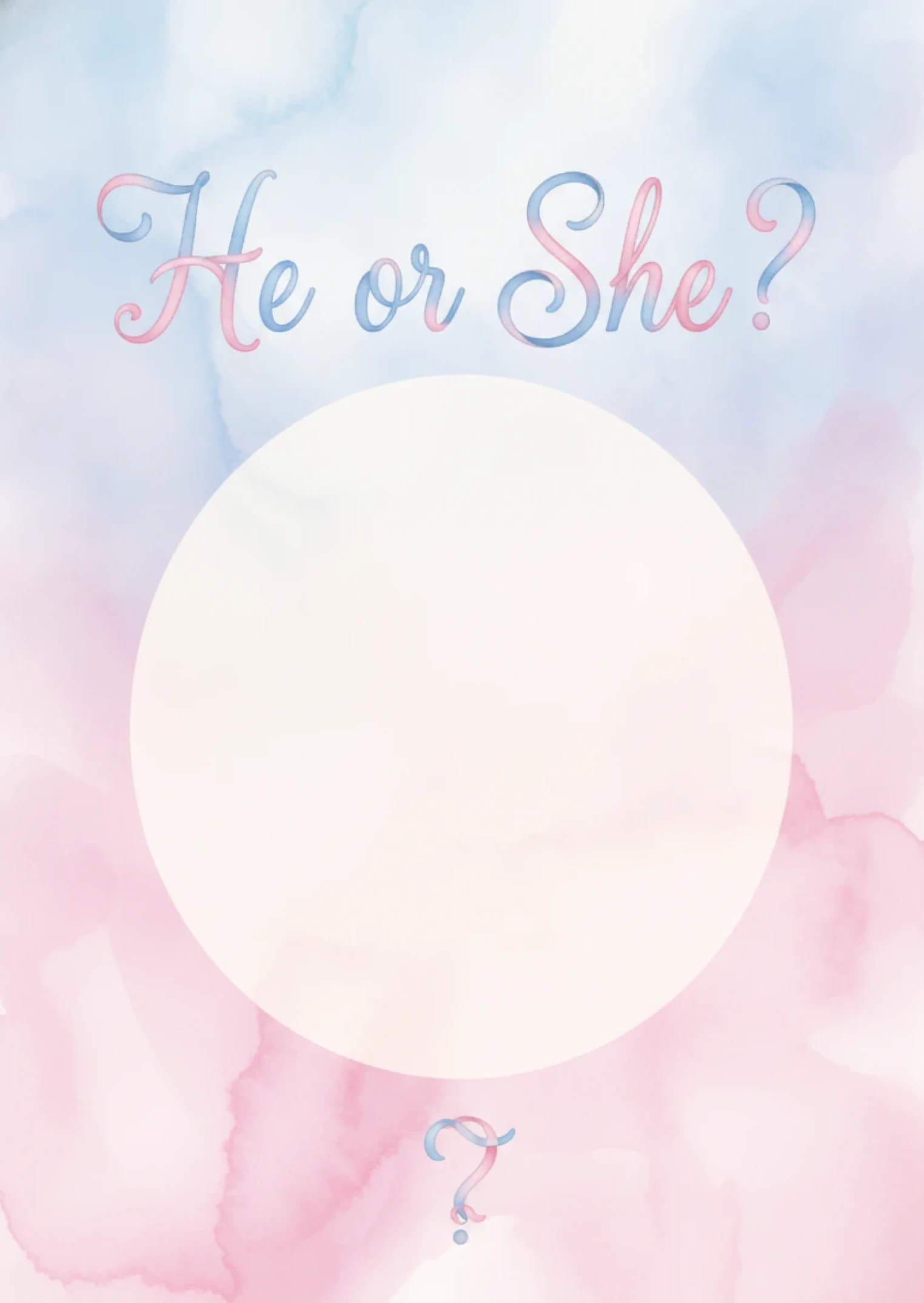 Gender Reveal Party