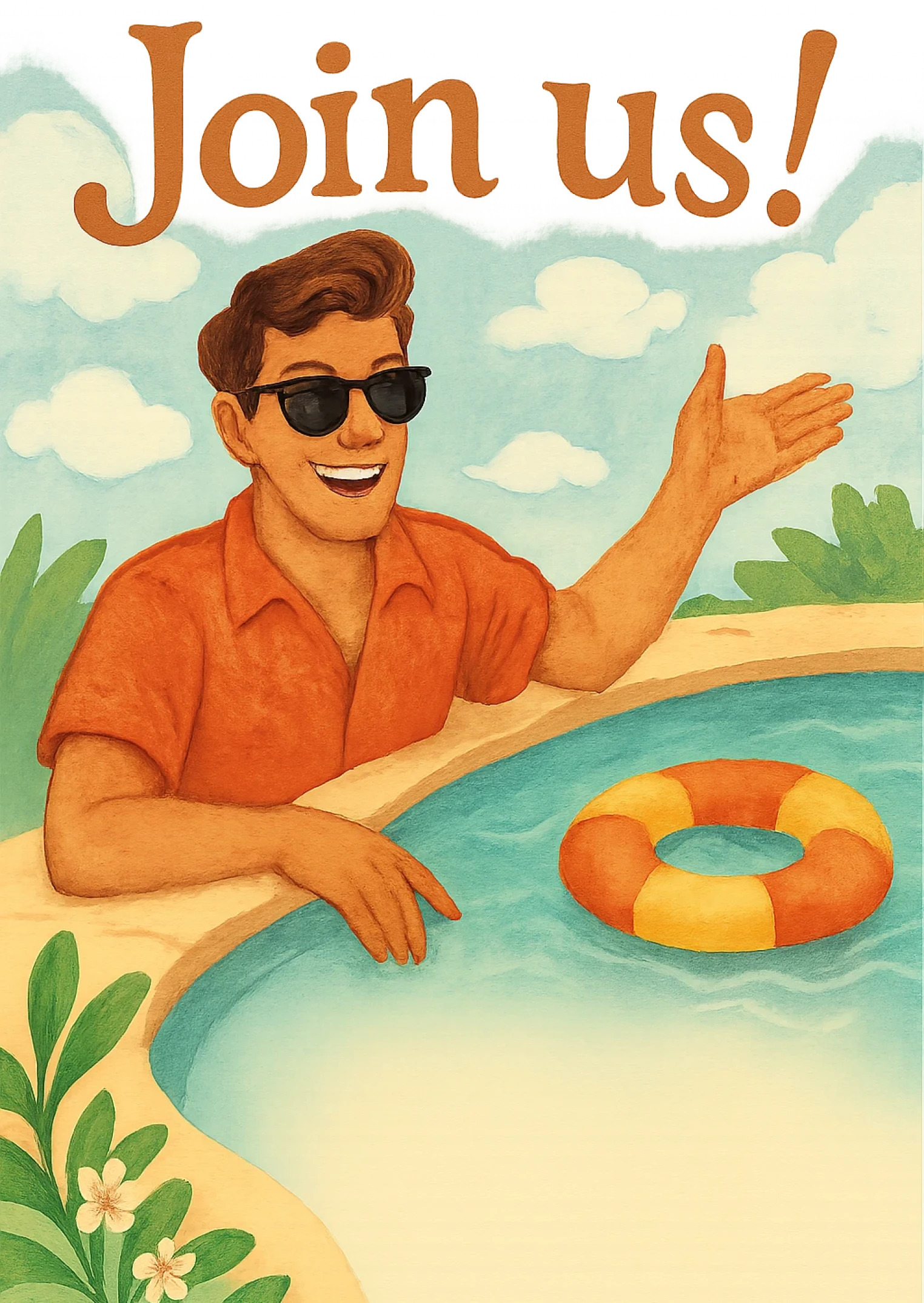 Pool Party Invitation