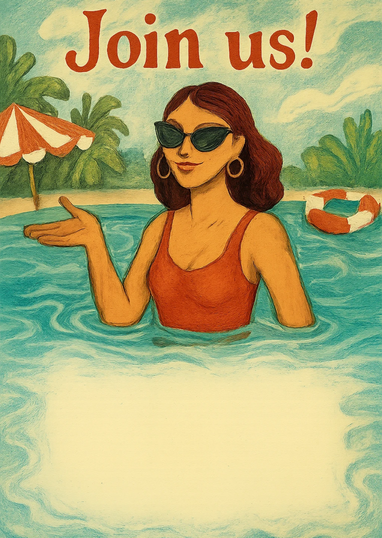 Pool Party Invitation