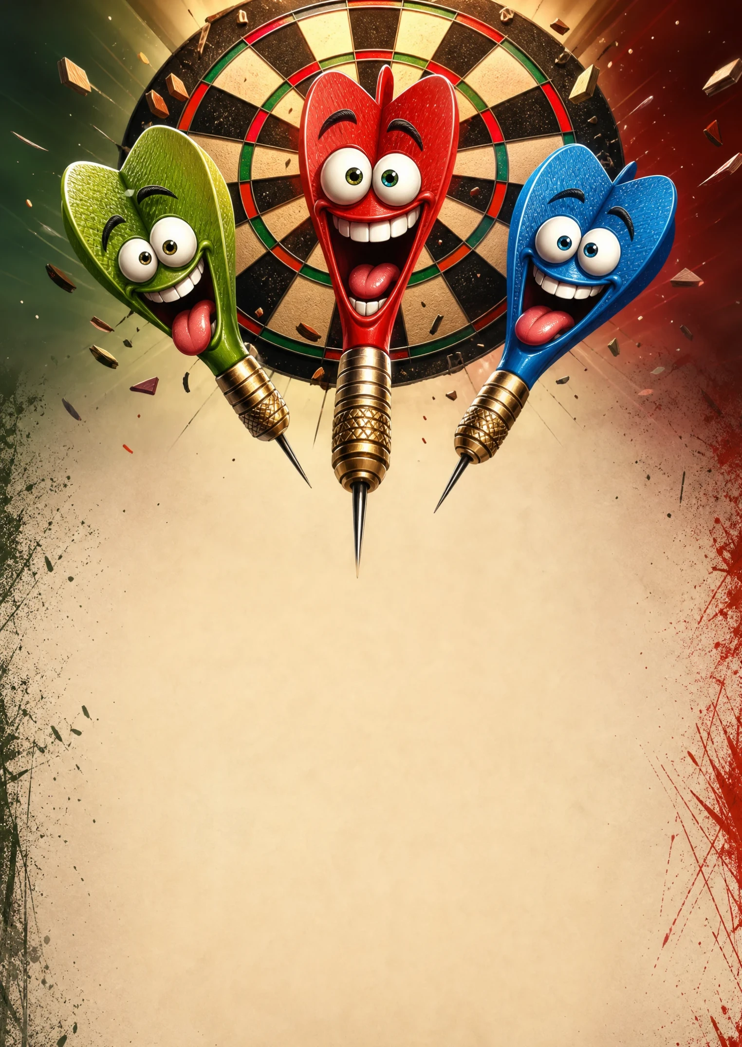 Dart Party Invitation