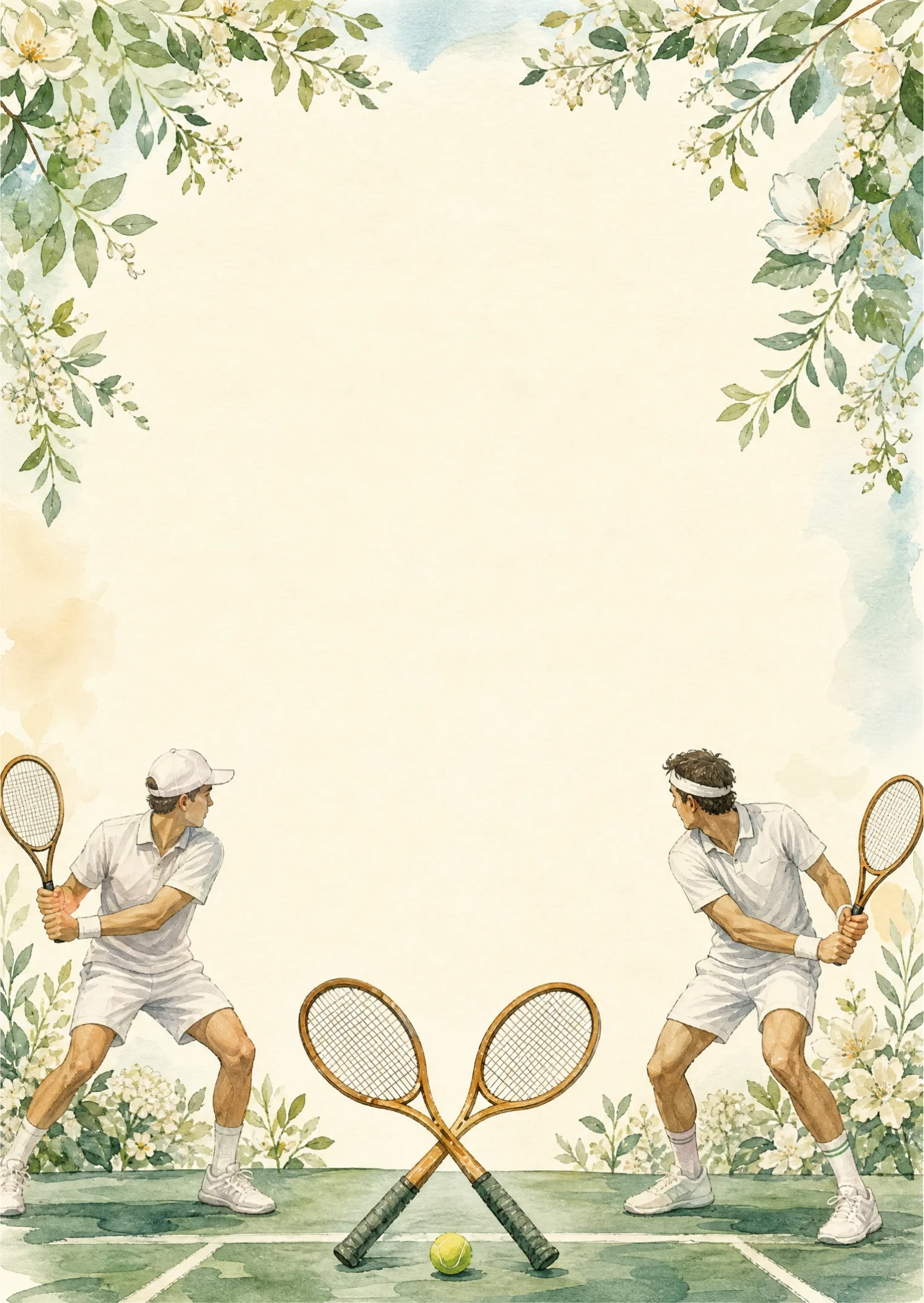 Tennis Match Invitation