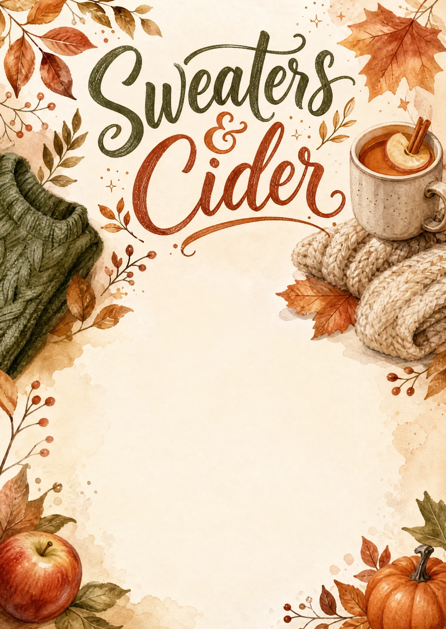 Sweaters & Cider Gathering