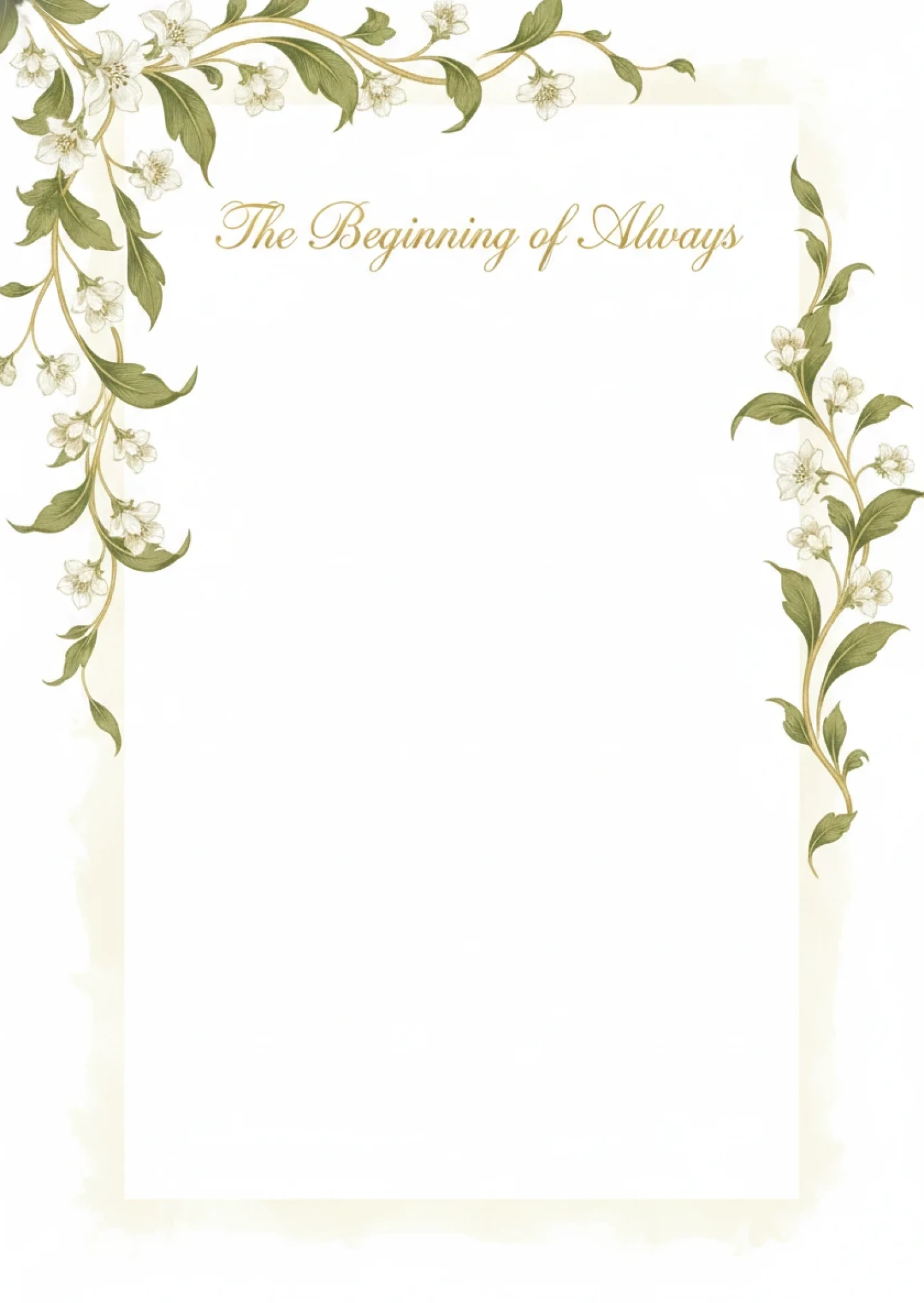 The Beginning Of Forever