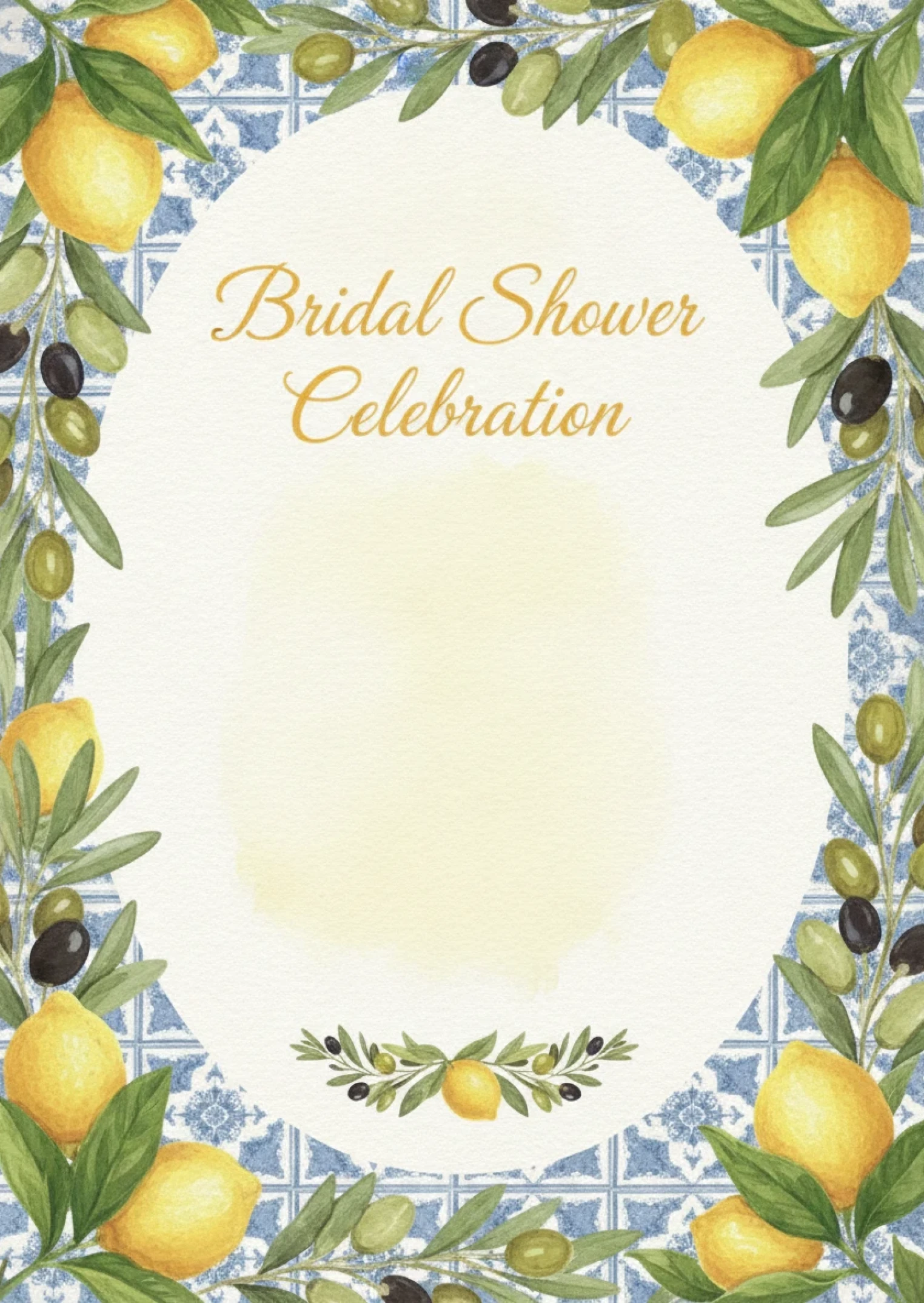 Lemon-Themed Bridal Shower